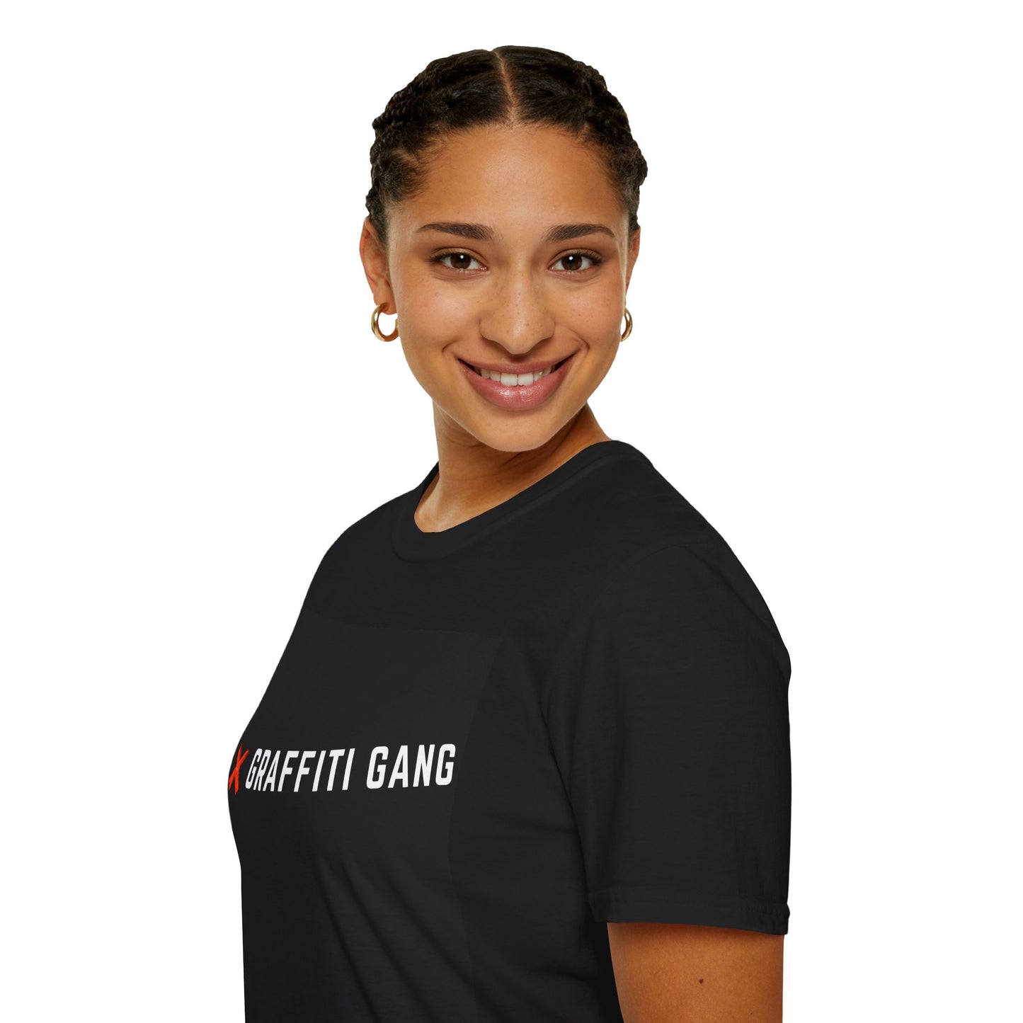 Graffiti Gang Unisex Softstyle T-Shirt - Urban Streetwear Graphic Tee