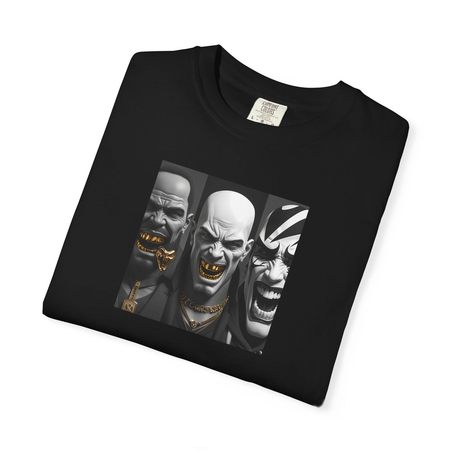 Graphic Unisex Garment-Dyed T-Shirt - Cool Skull Design