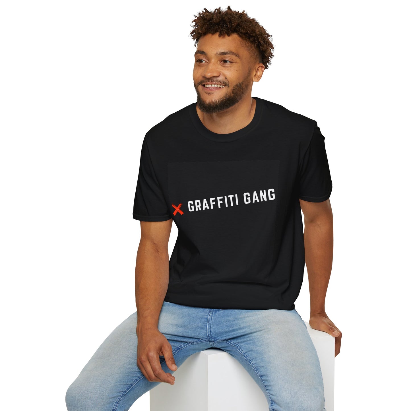 Graffiti Gang Unisex Softstyle T-Shirt - Urban Streetwear Graphic Tee