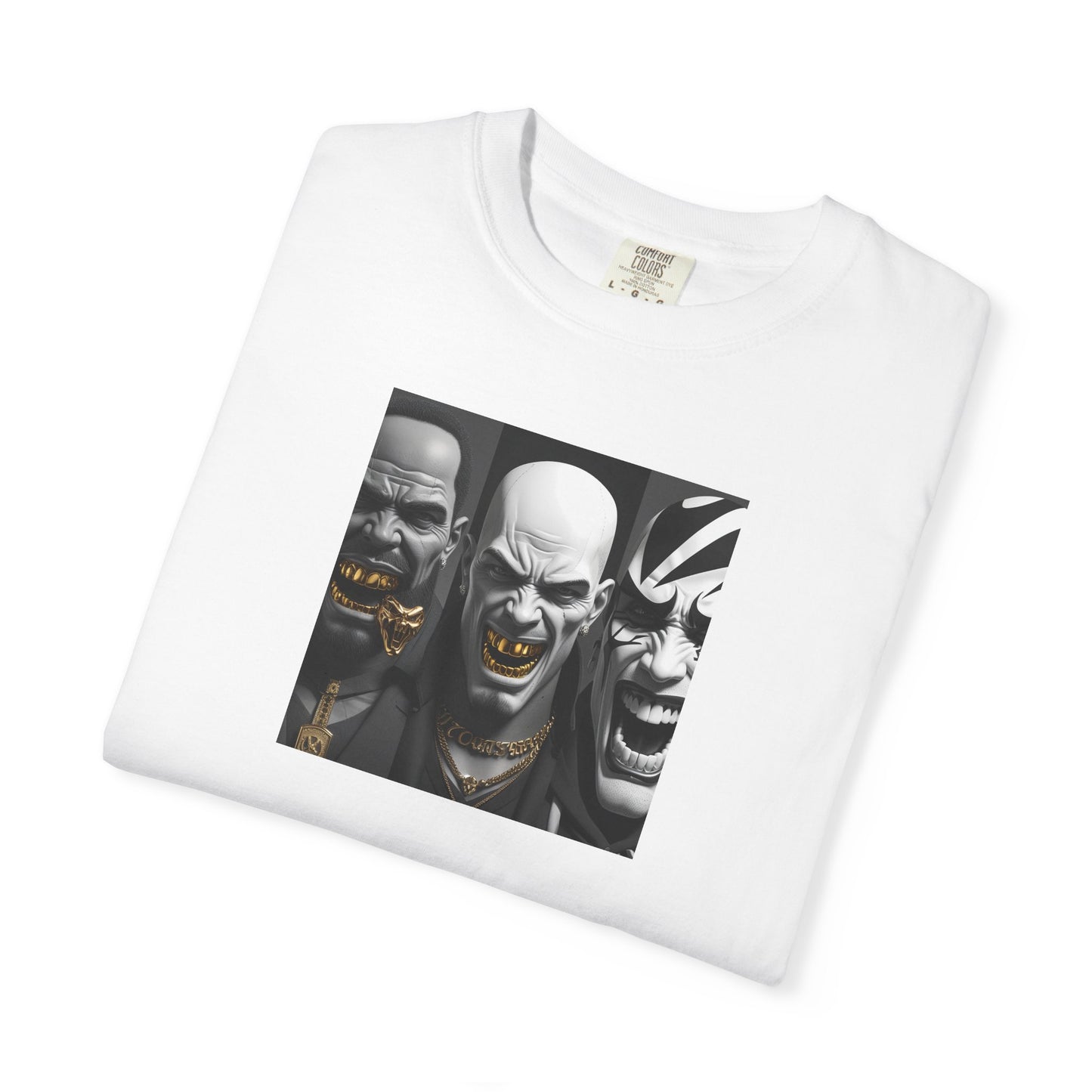 Graphic Unisex Garment-Dyed T-Shirt - Cool Skull Design