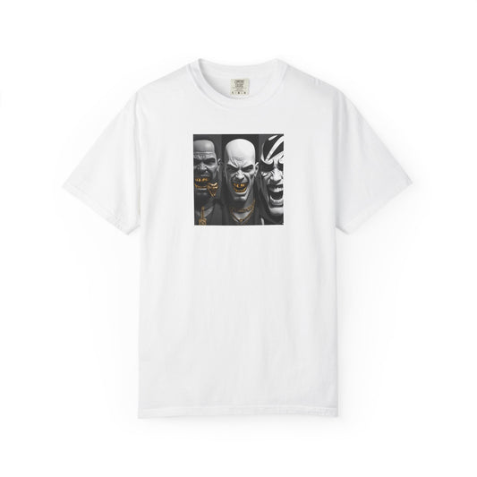 Graphic Unisex Garment-Dyed T-Shirt - Cool Skull Design