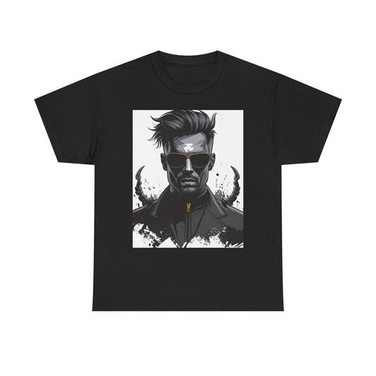 Cool Graphic Unisex Heavy Cotton Tee - Vintage Hero Design